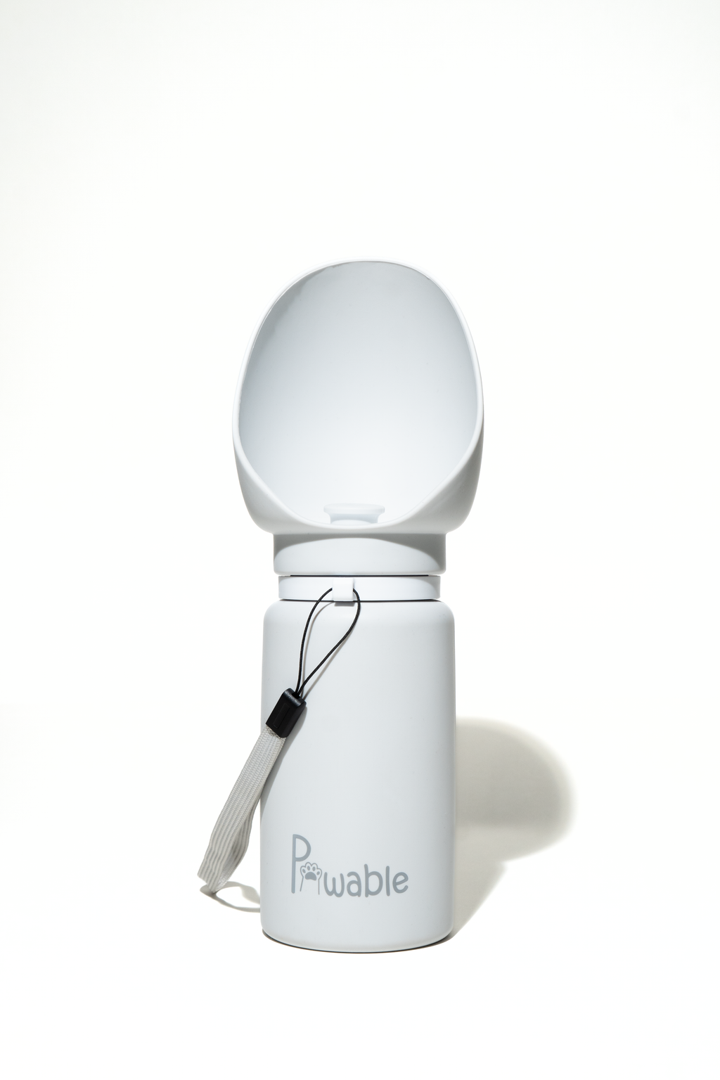 Pawable Light grey dog cat water bottle