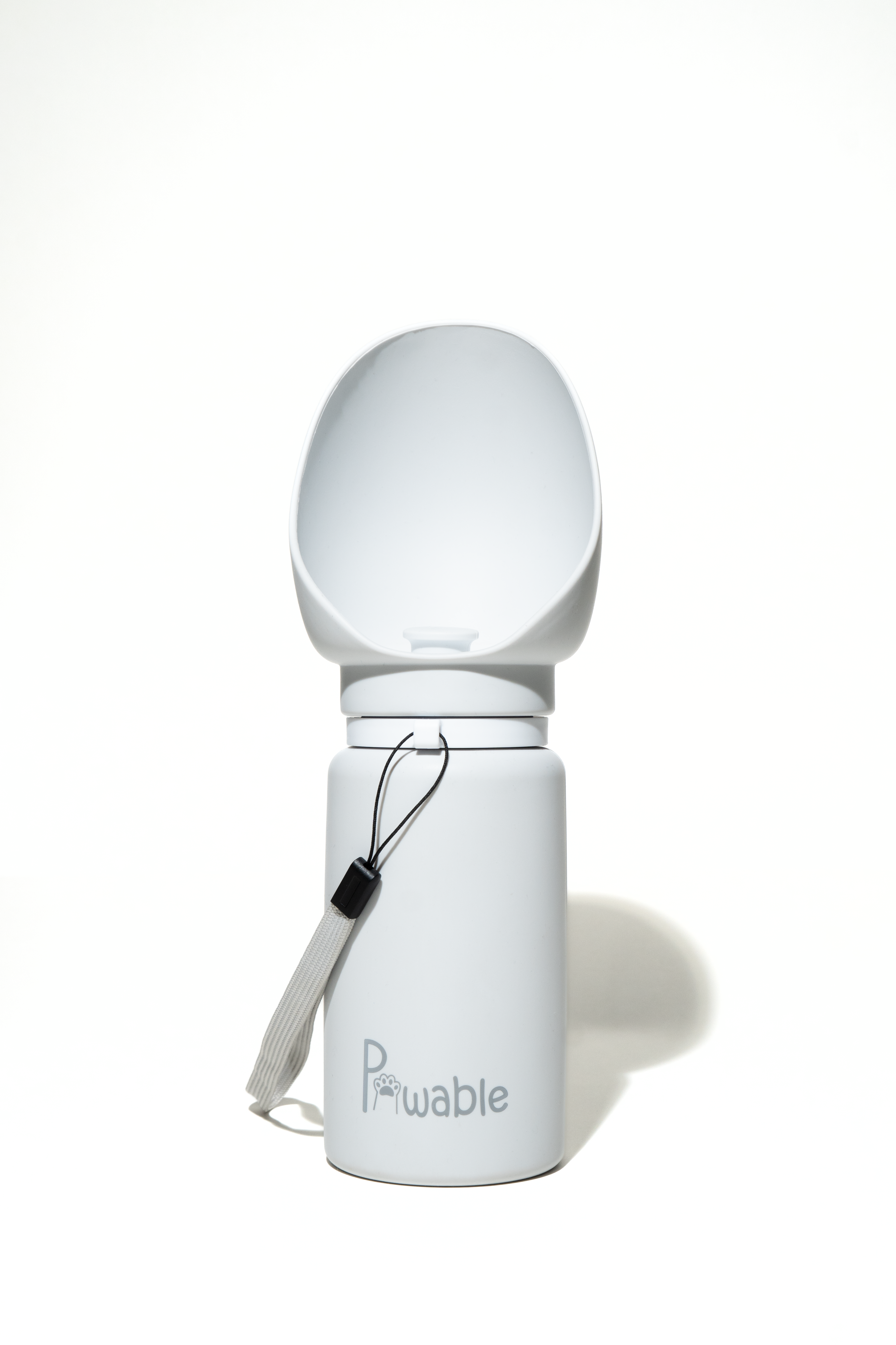 Pawable Light grey dog cat water bottle