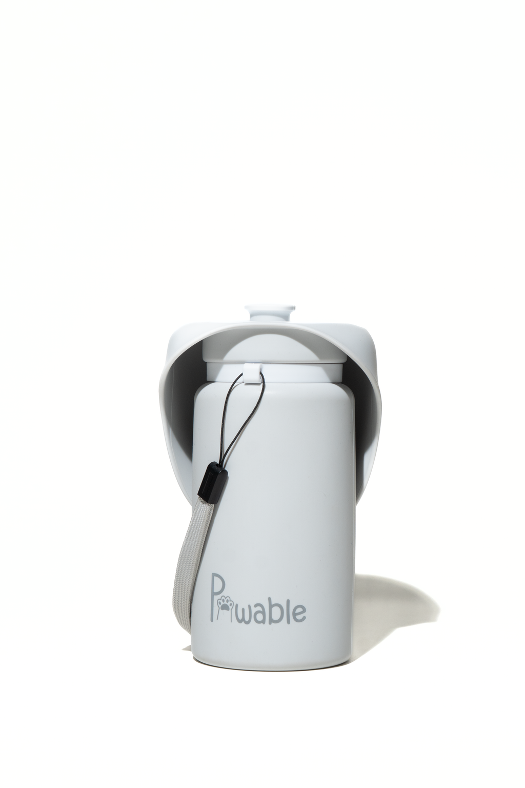 Pawable Light grey dog cat water bottle