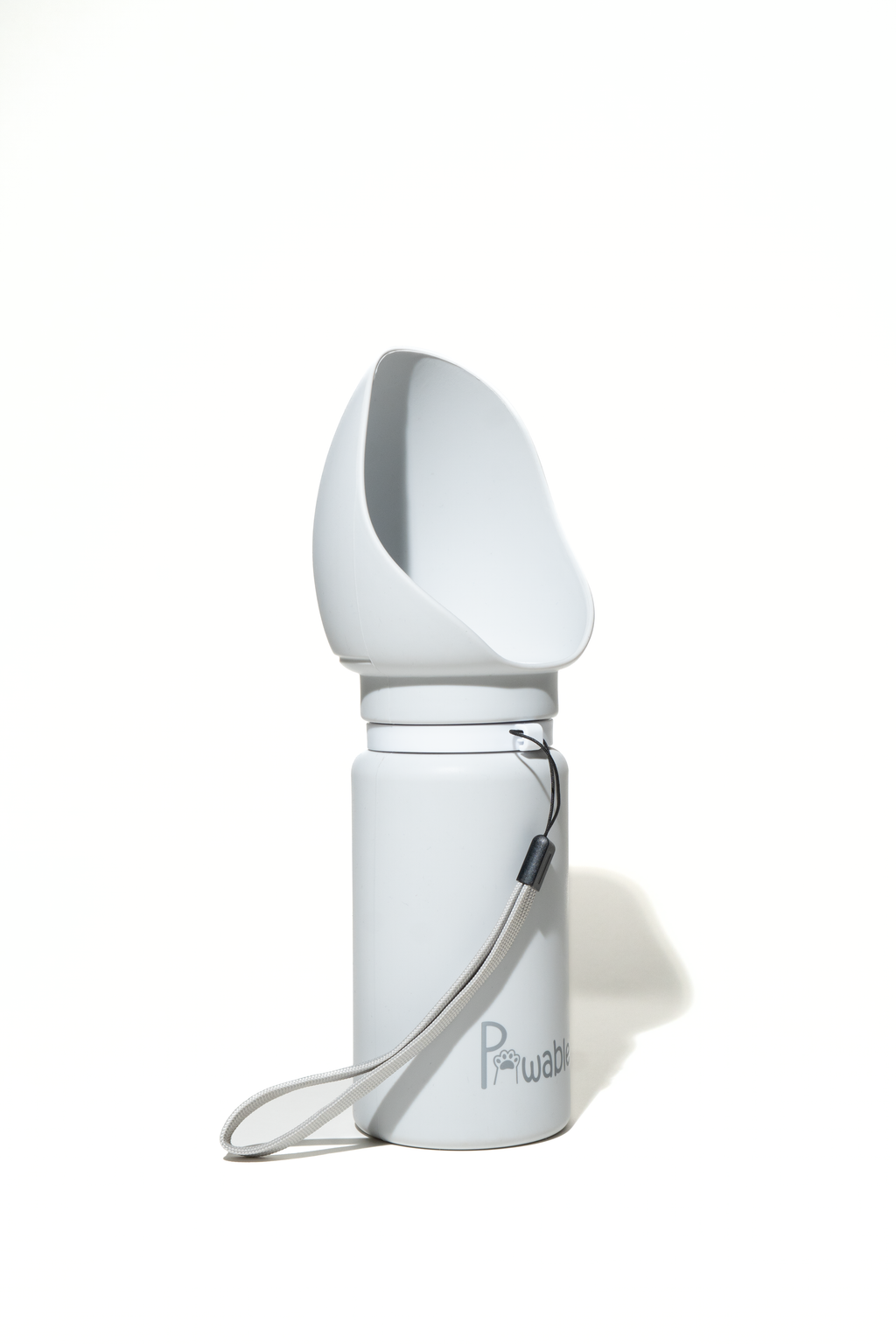 Pawable Light grey dog cat water bottle