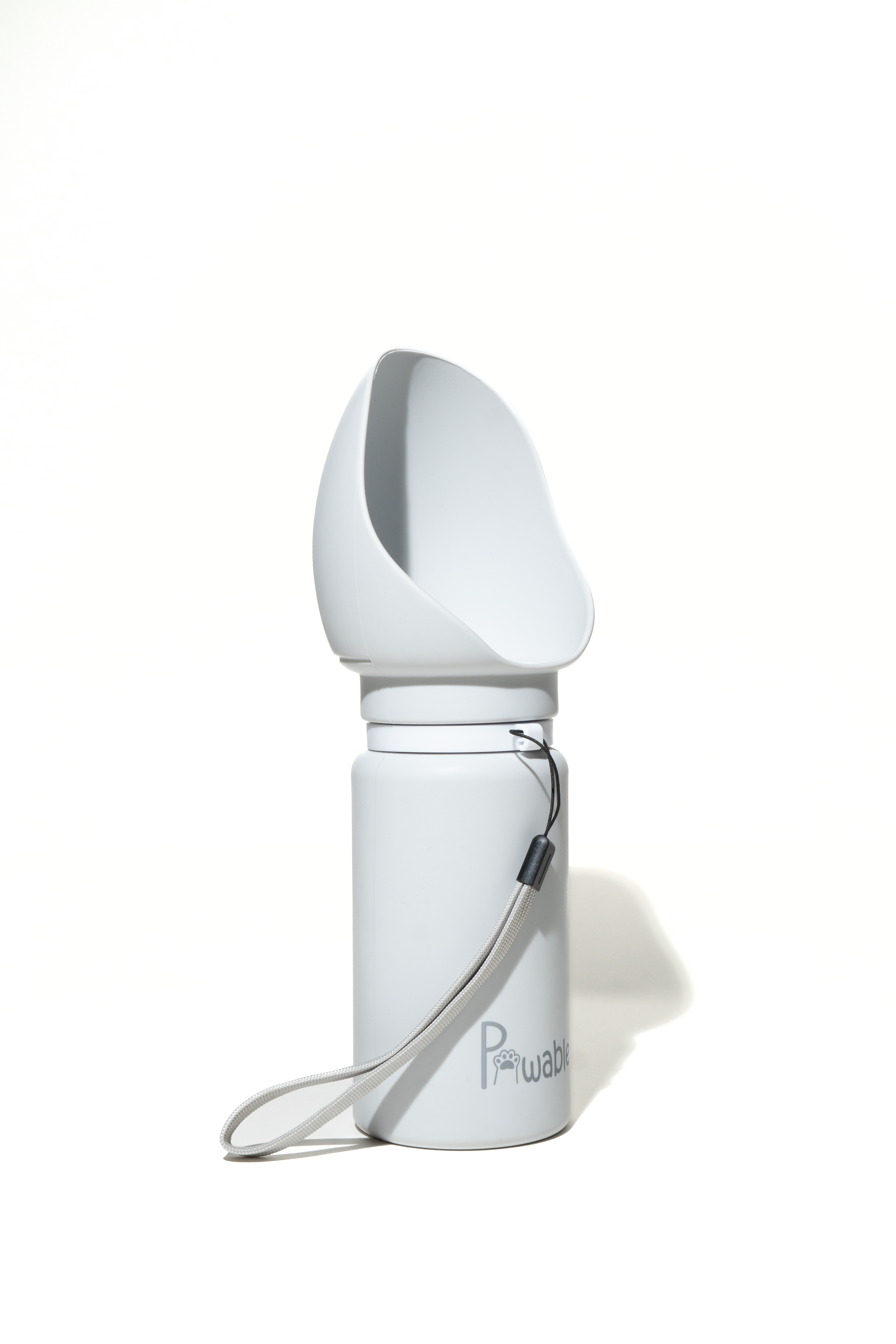 Pawable Light grey dog cat water bottle